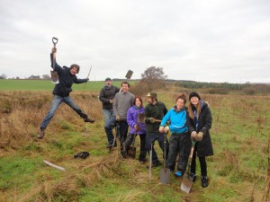 Happy NFM Volunteers after completing the planting