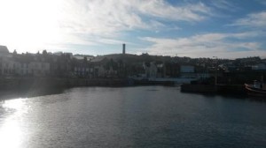 View of MacDuff from the harbour